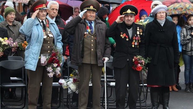 В Покровске и Мирнограде прошли памятные митинги ко Дню освобождения Украины от немецко-фашистских захватчиков