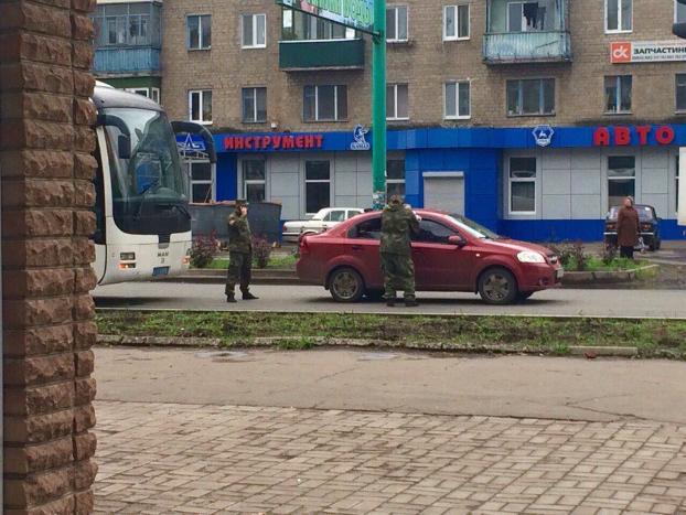 В Константиновке в ДТП попал полицейский автобус