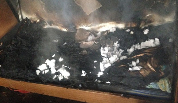 В Славянске мужчина сгорел в своем доме