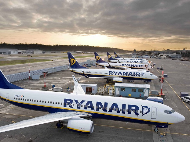 Авиакомпания Ryanair запустила шесть новых рейсов из Киева