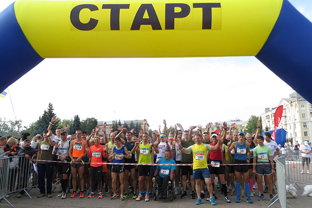 В Краматорске прошел первый марафон в Донецкой области