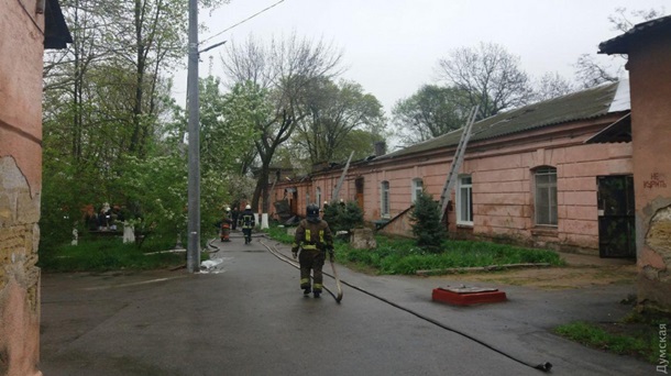 В Одессе произошел пожар в психиатрической больнице
