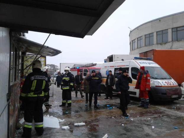 На рынке в Ровно произошел взрыв