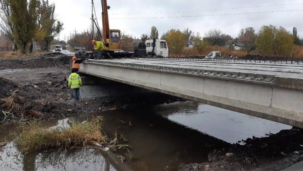 Транспортный мост в Ганновке – как продвигается ремонт