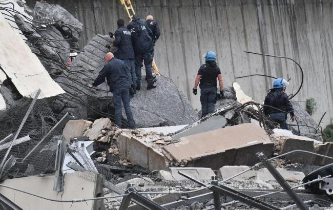 Обрушения моста в Генуе: в полиции подтвердили гибель 38 человек 
