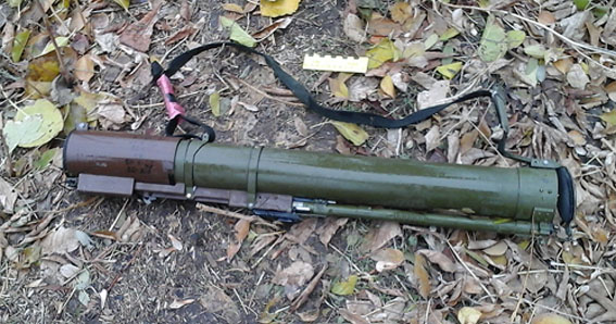 Ручной гранатомет обнаружили в лесополосе приморского района Мариуполя