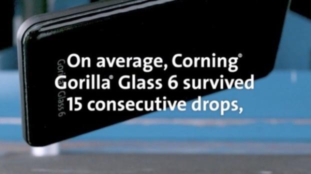 В Corning продемонстрировали новое стекло для смартфонов, способное выдержать 15 падений