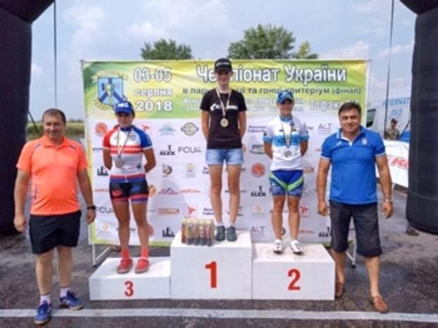 Велосипедисты Донетчины получили призы на чемпионате Украины