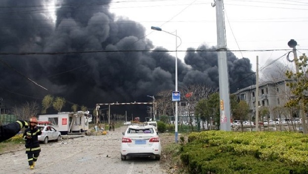 На фабрике в Китае произошел взрыв 