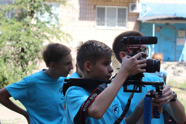 В Краматорске продемонстрировали результаты работы детского кинолагеря 