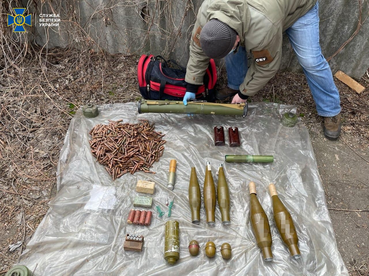 В Славянске обнаружен мощный схрон с боеприпасами