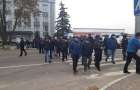 Владельцы «евроблях» блокировали работу таможни в Ровно