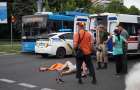 В ДТП в Краматорске тяжело пострадали водитель мотоцикла и его пассажирка