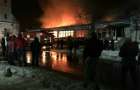 На Закарпатье сгорел дотла магазин стройматериалов
