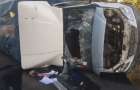 В Святогорске столкнулись два автомобиля: видео с места аварии