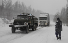 В Запорожской области продолжаются снегопады, две трассы заблокированы
