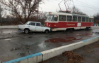 В Дружковке легковушка протаранила трамвай