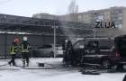В Константиновке сгорел микроавтобус: Фото