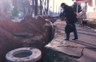 Did the contractor was stealing on the reconstruction of the square in Druzhkovka?!