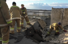 В Луганске обвалилась крыша в многоэтажке