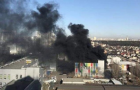 В Киеве произошел пожар в бизнес-центре