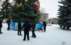 Что полицейские Константиновки искали под городской новогодней елью