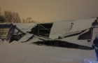 В Днепропетровской области рухнула крыша склада