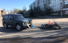 Offroadster ran into a scooter in Konstantinovka