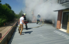 В Славянске пожар: горит квартира на улице Свободы